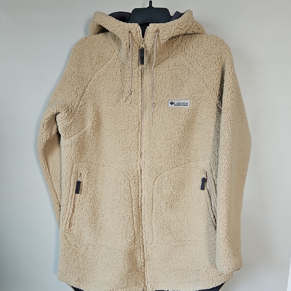 Columbia Tan Sherpa Fleece Jacket
